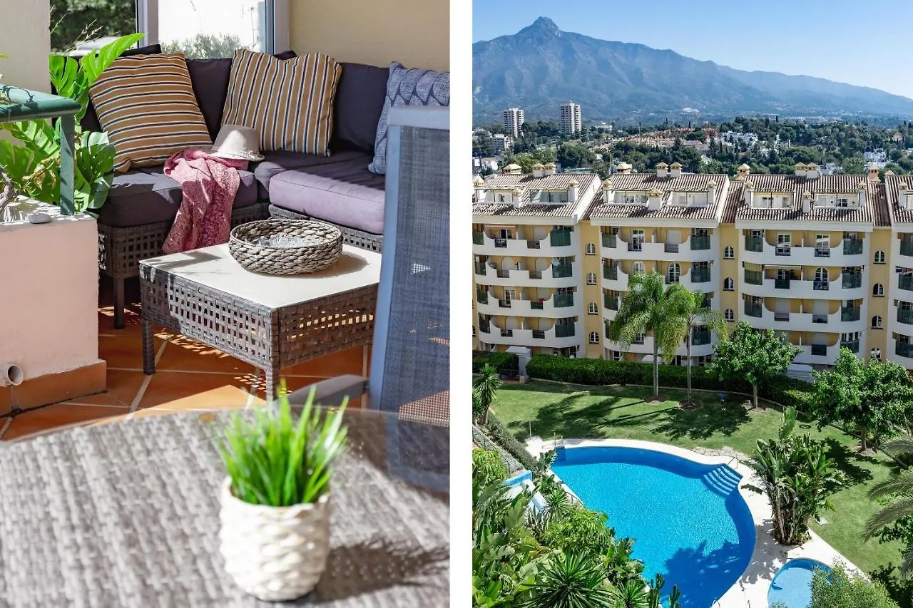 Apartment 2-Bedroom Retreat With Stunning Views In Aldea Blanca With Private Paddle Court Marbella