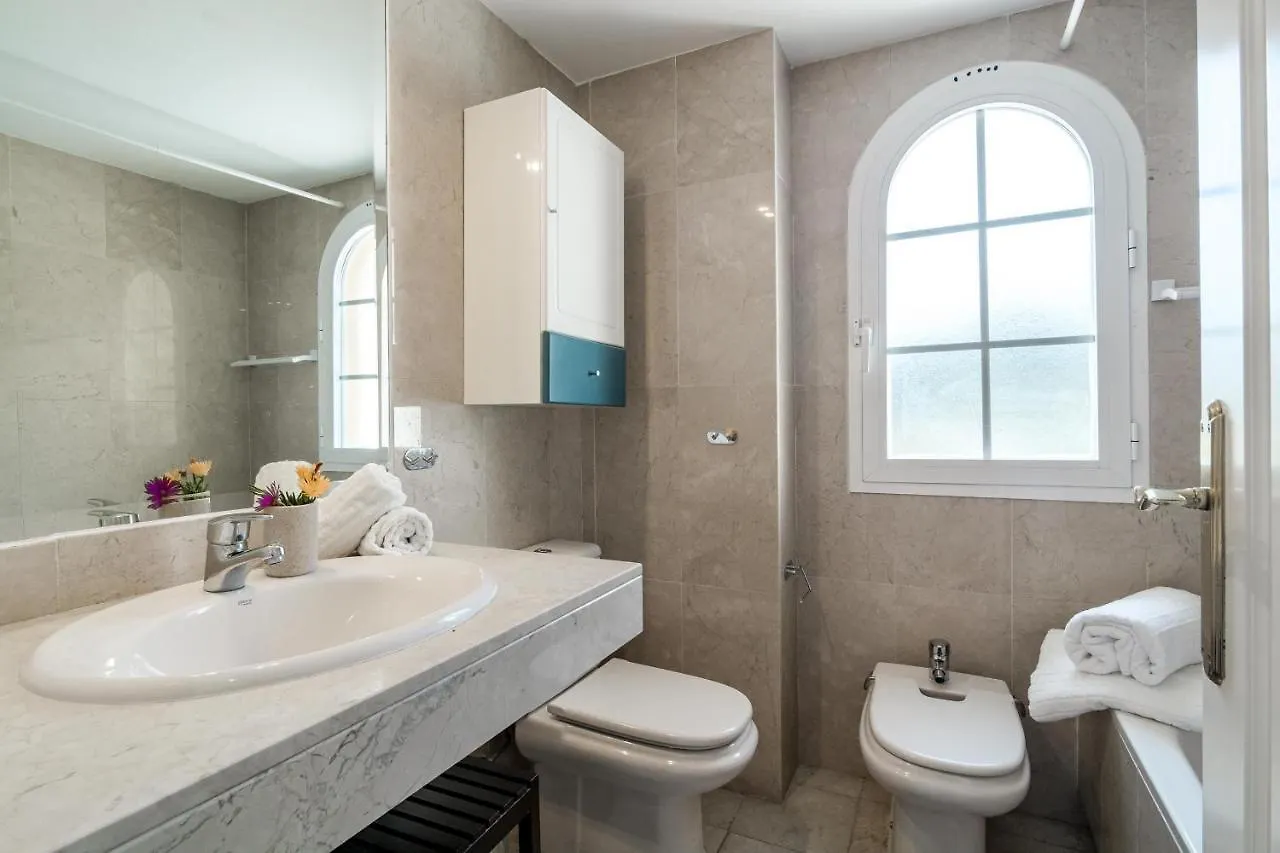 2-Bedroom Retreat With Stunning Views In Aldea Blanca With Private Paddle Court Marbella Apartment